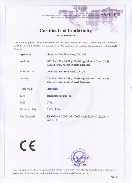 Αδιάβροχες ευφυείς ηλεκτρονικές συσκευές ISO9001 ελέγχου θερμοκρασίας κρύων αλυσίδων κλειδαριών 15