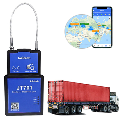 Jointech Jt701 Gps Device 4G Long Cables Can Van Track Gps Tracking Container Padlock With Alarm Fuel Tank Monitoring