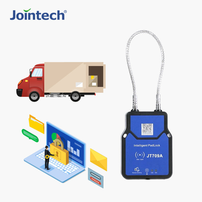 Jointech Jt709A Tracking Device Padlock Lock Gps Lock For Container Monitor Cargo Gps Padlock Asset Tracking Device