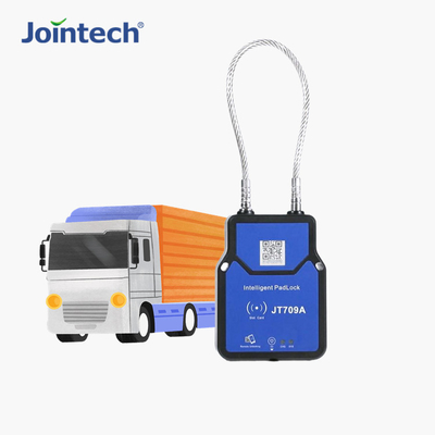 Jointech Jt709A Lock Container Seal Intelligent Hinge Container Gps Padlock Truck Gps Tracker Cargo Monitor Asset Track